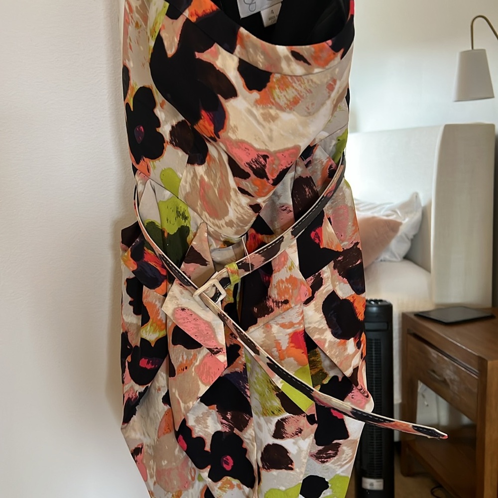 Jessica Simpson cocktail dress with belt size 4 - Picture 2 of 5